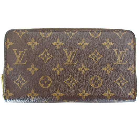 Louis Vuitton Zippy organizer, Brown, Canvas, wallet