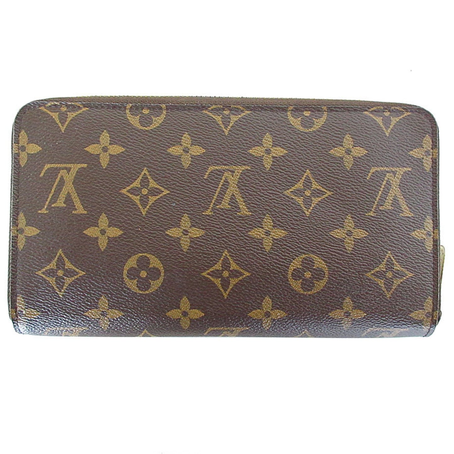 Louis Vuitton Zippy organizer, Brown, Canvas, wallet