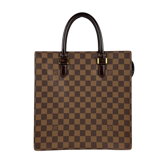 Louis Vuitton Sac Plat, Brown, Canvas, tote