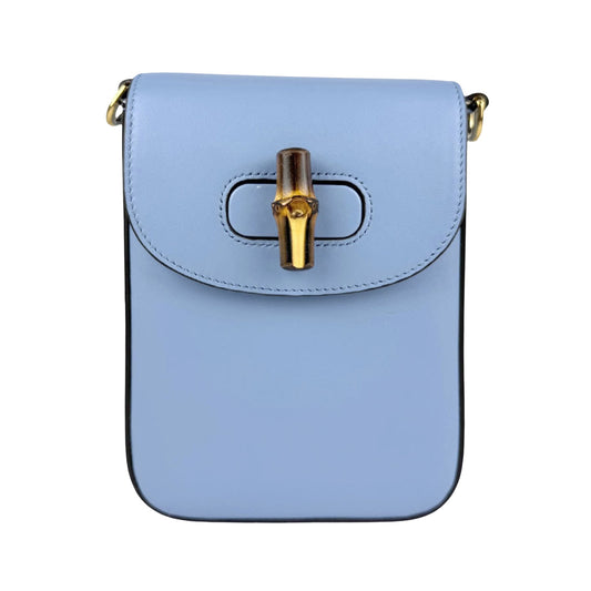 Gucci, Blue, Leather, shopper