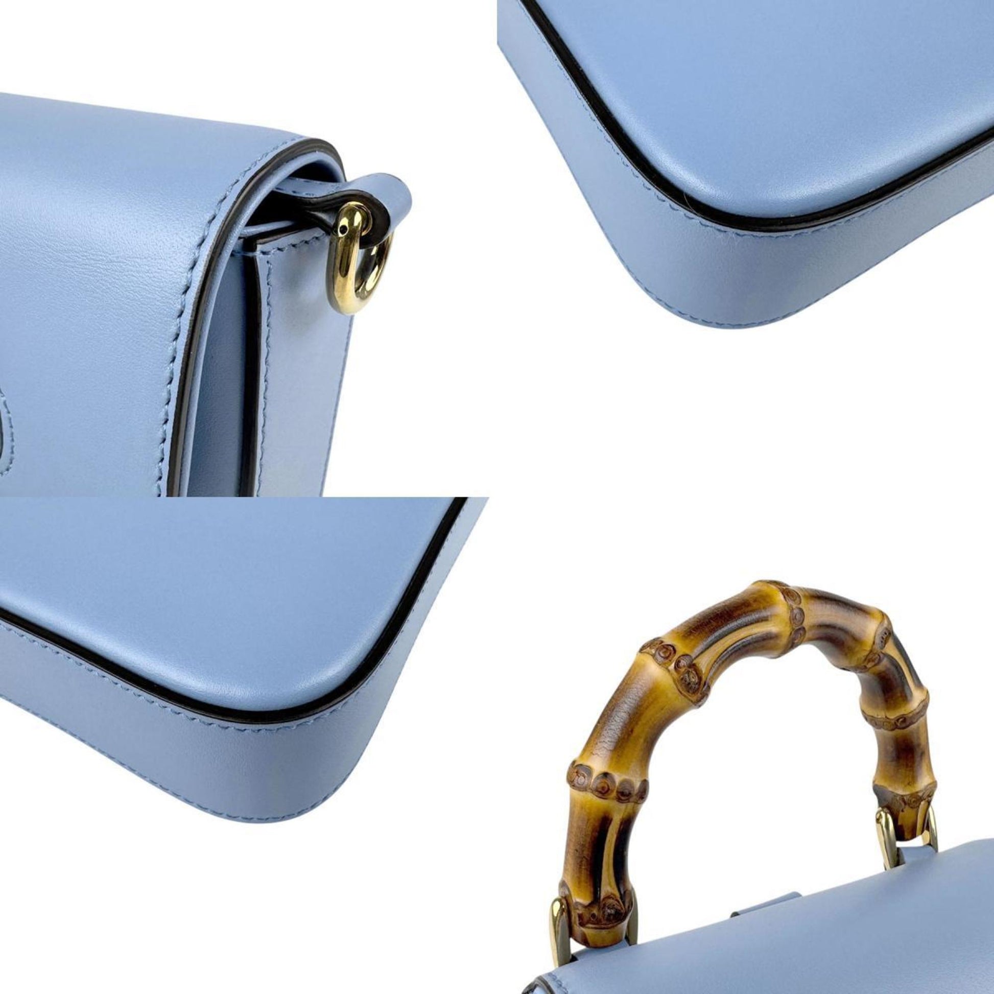 Gucci, Blue, Leather, shopper