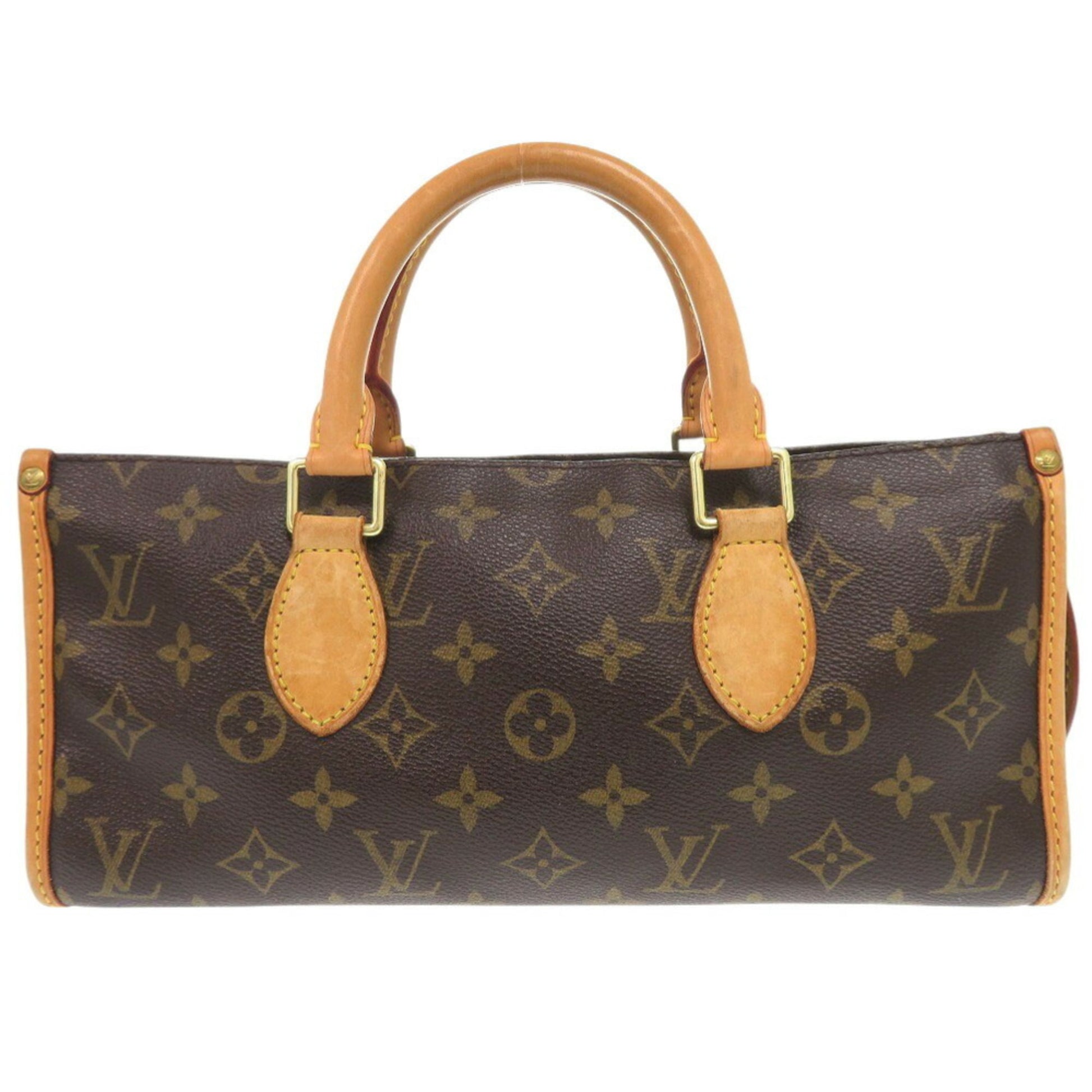 Louis Vuitton Popincourt, Brown, Canvas, handbag