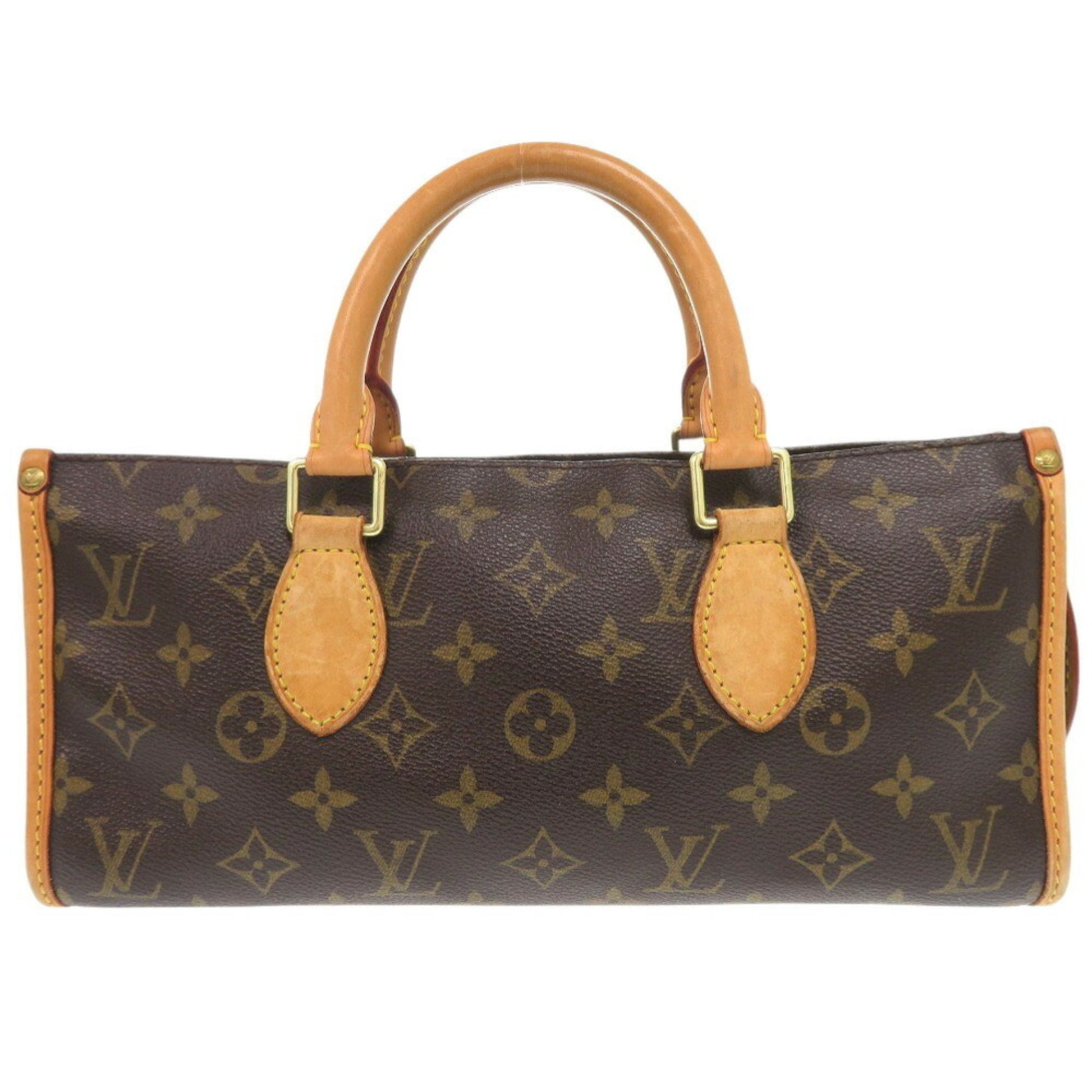 Louis Vuitton Popincourt, Brown, Canvas, handbag