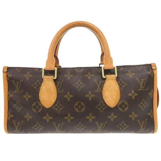 Louis Vuitton Popincourt, Brown, Canvas, handbag