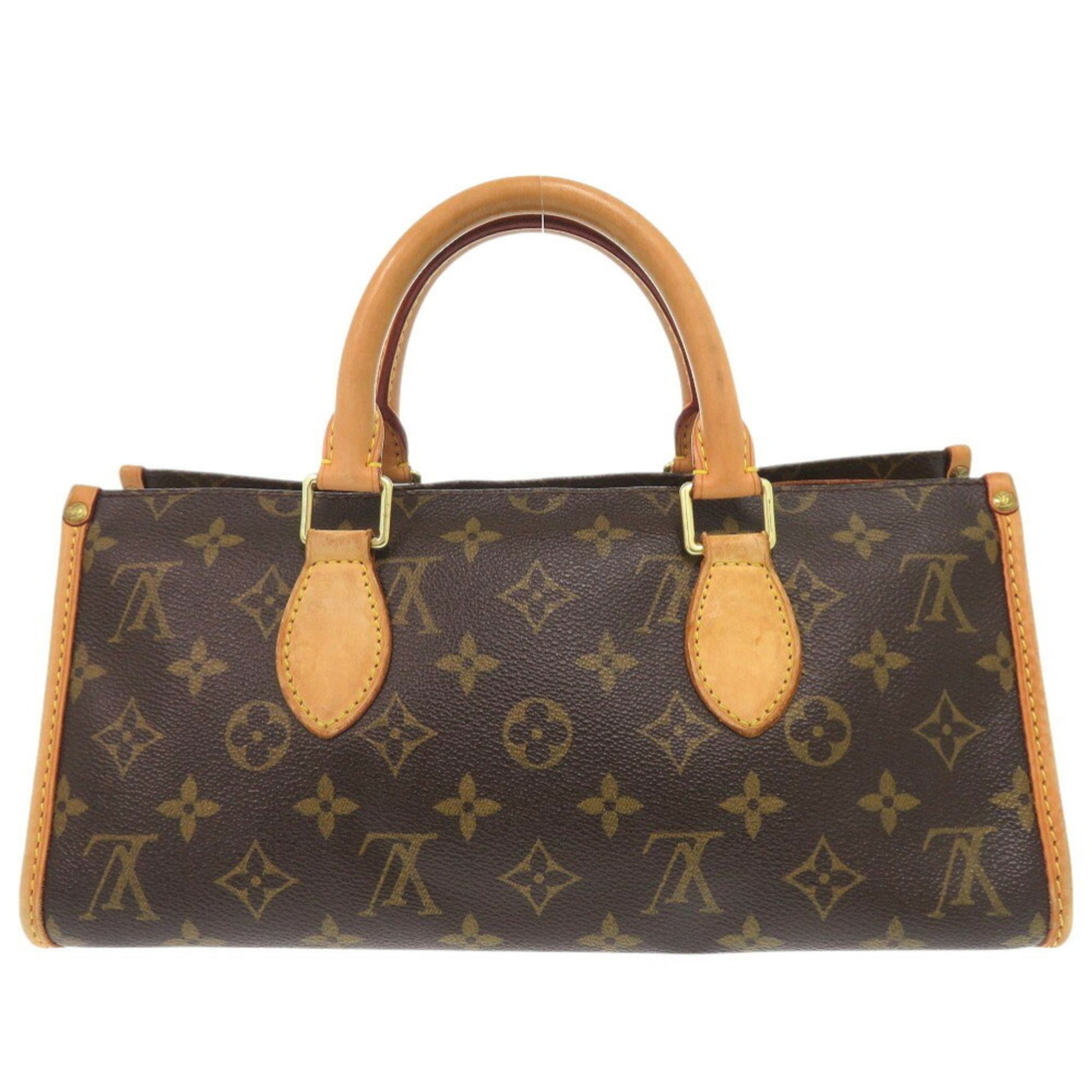Louis Vuitton Popincourt, Brown, Canvas, handbag