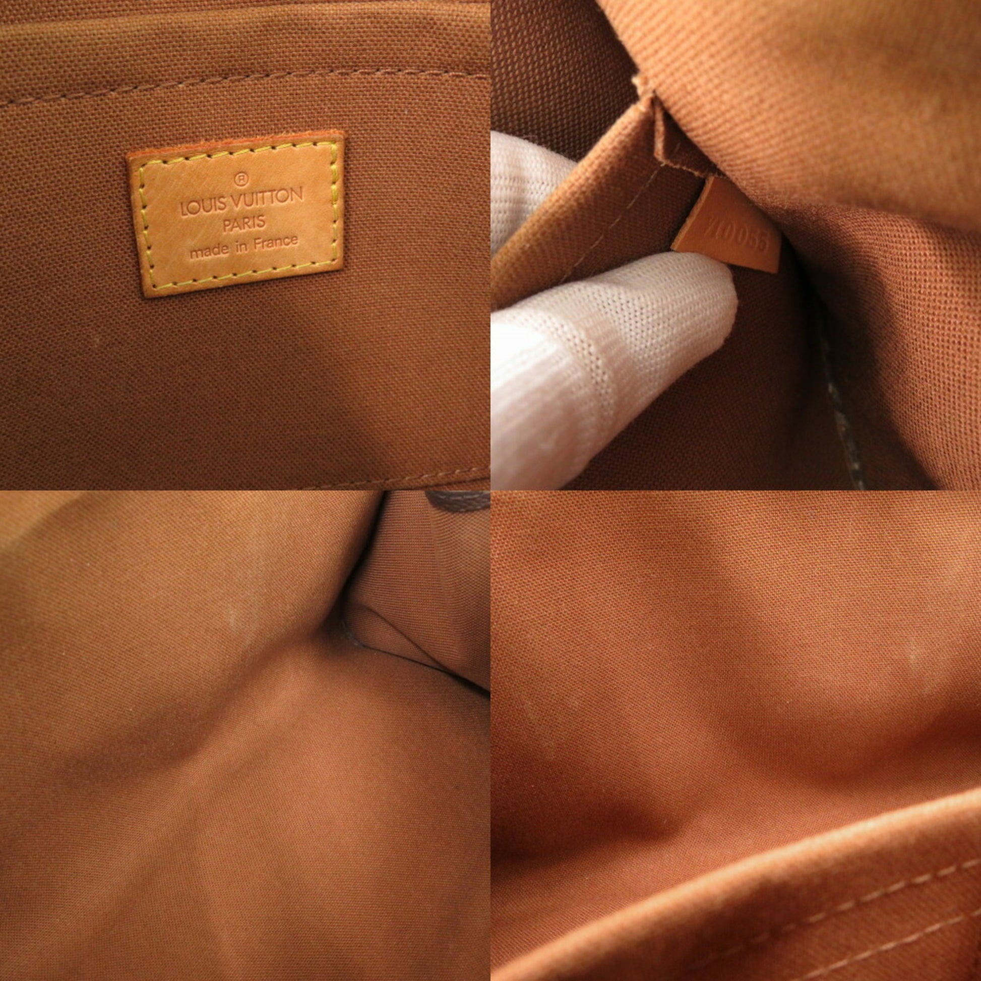 Louis Vuitton Popincourt, Brown, Canvas, handbag