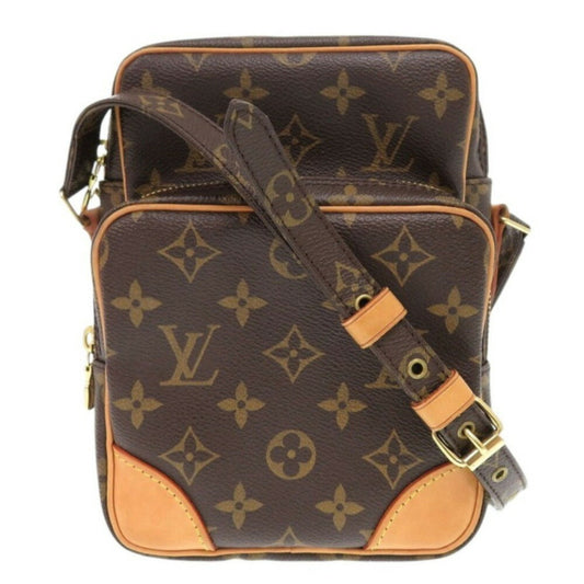 Louis Vuitton Amazon, Brown, Canvas, shoulder