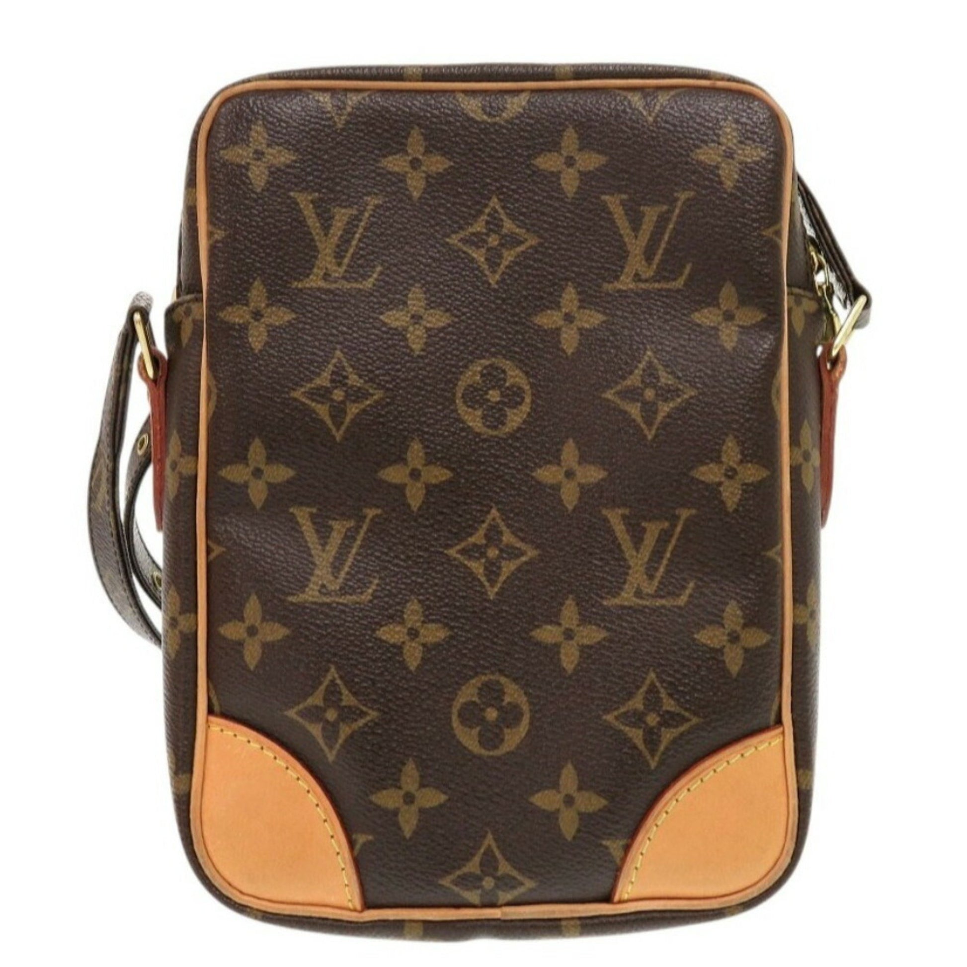Louis Vuitton Amazon, Brown, Canvas, shoulder