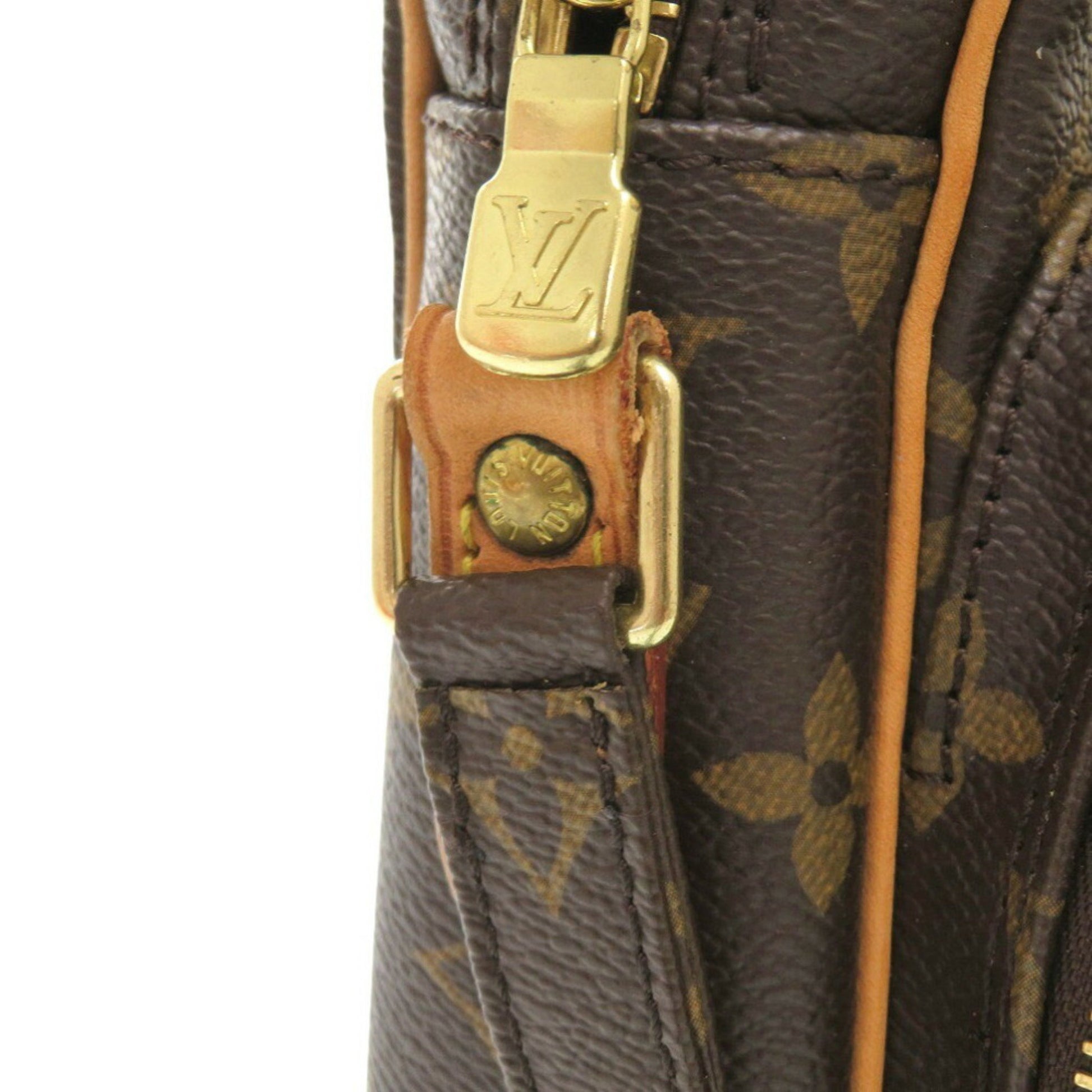 Louis Vuitton Amazon, Brown, Canvas, shoulder