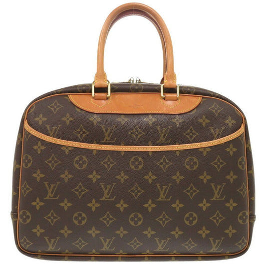 Louis Vuitton Deauville, Brown, Canvas, handbag