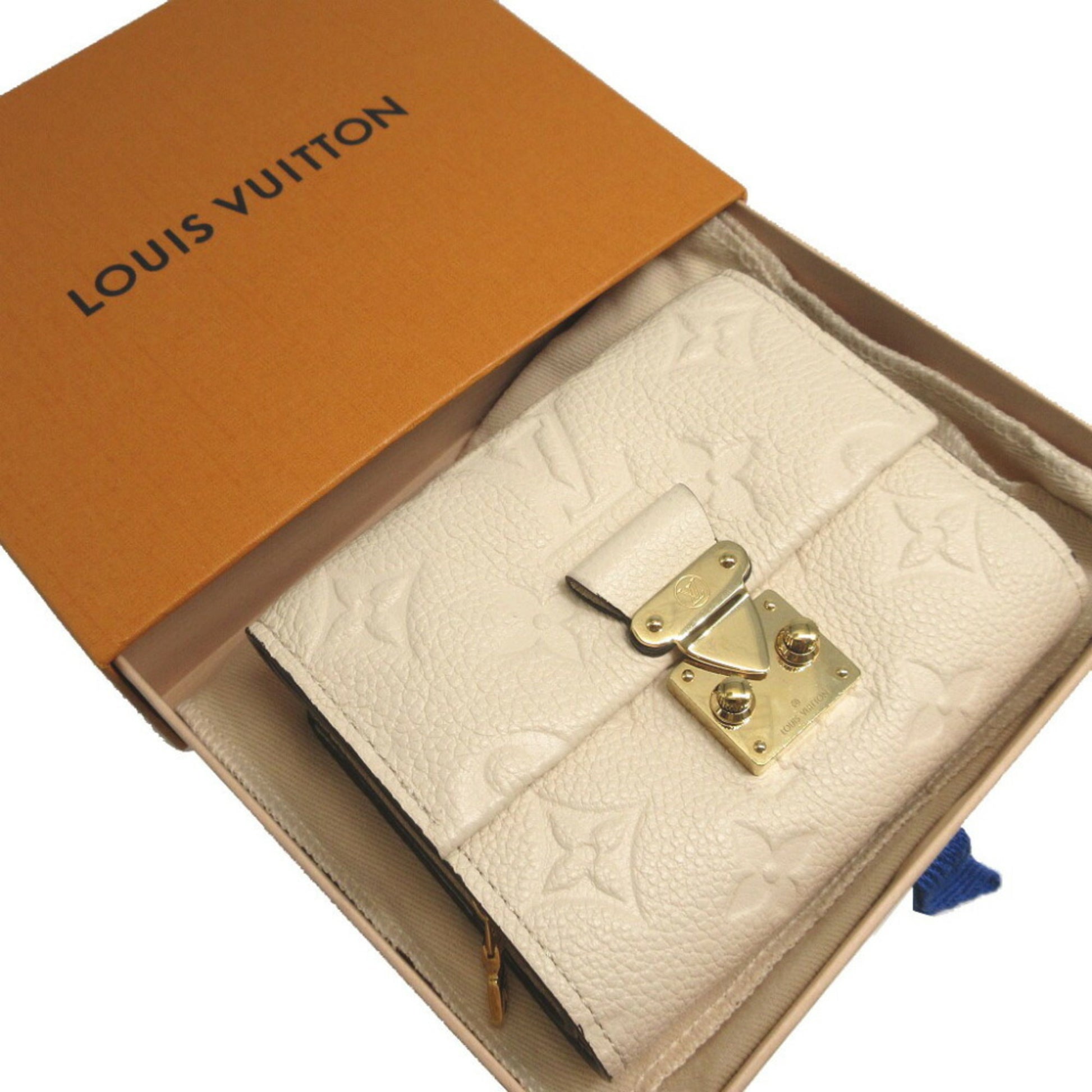 Louis Vuitton Metis, Ecru, Leather, wallet