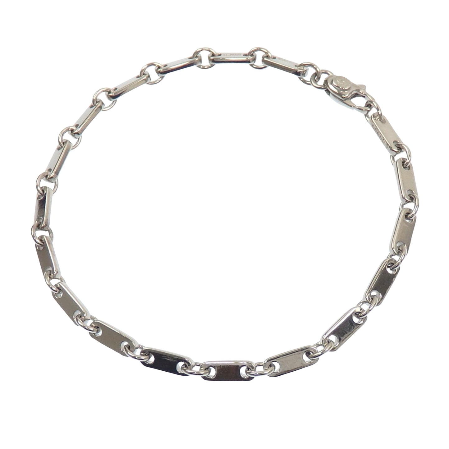 Cartier Figaro, Silver, White Gold, bracelet