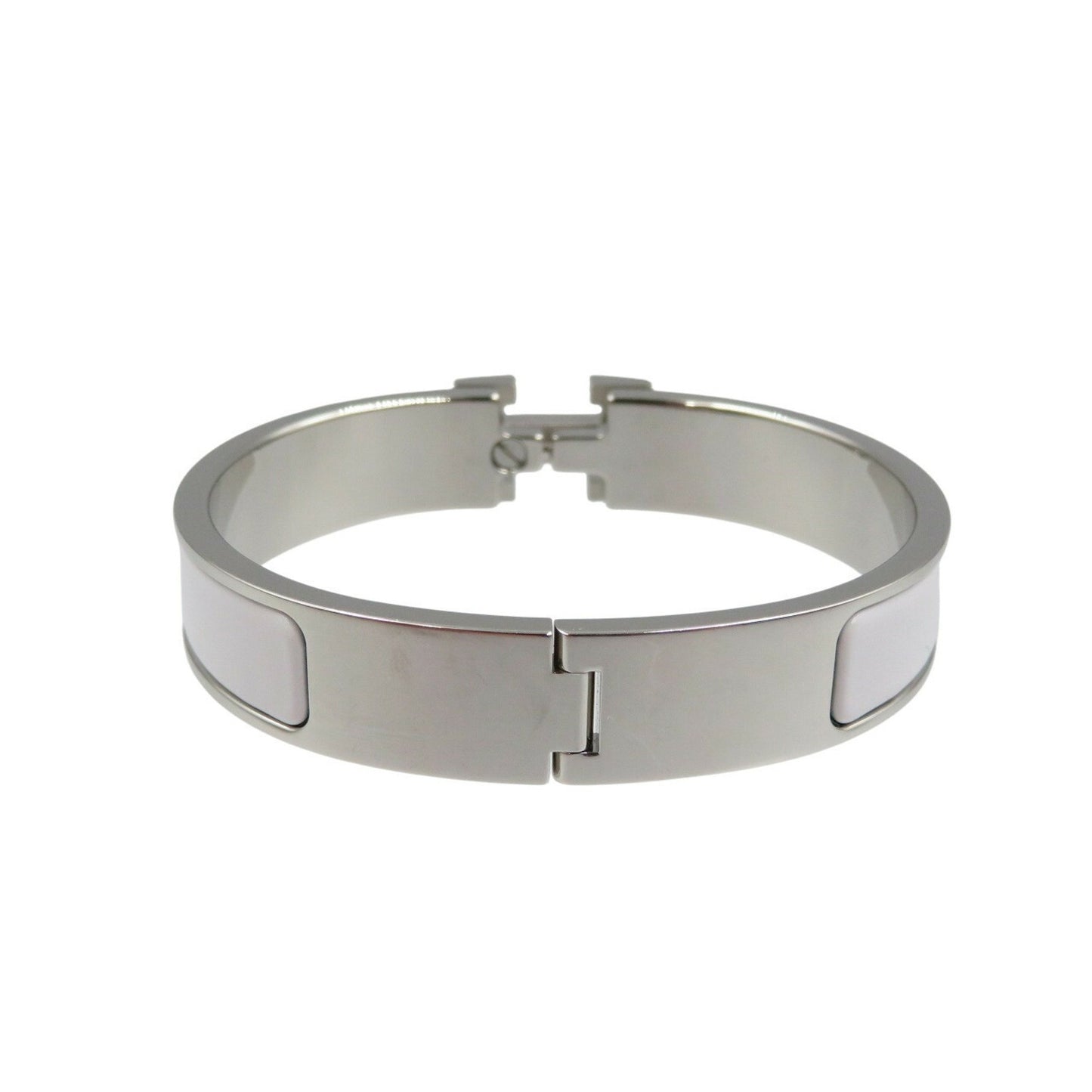 Hermès Clic H, Silver, Metal, bracelet