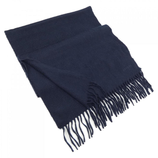 Hermès --, Navy, Cashmere, scarf