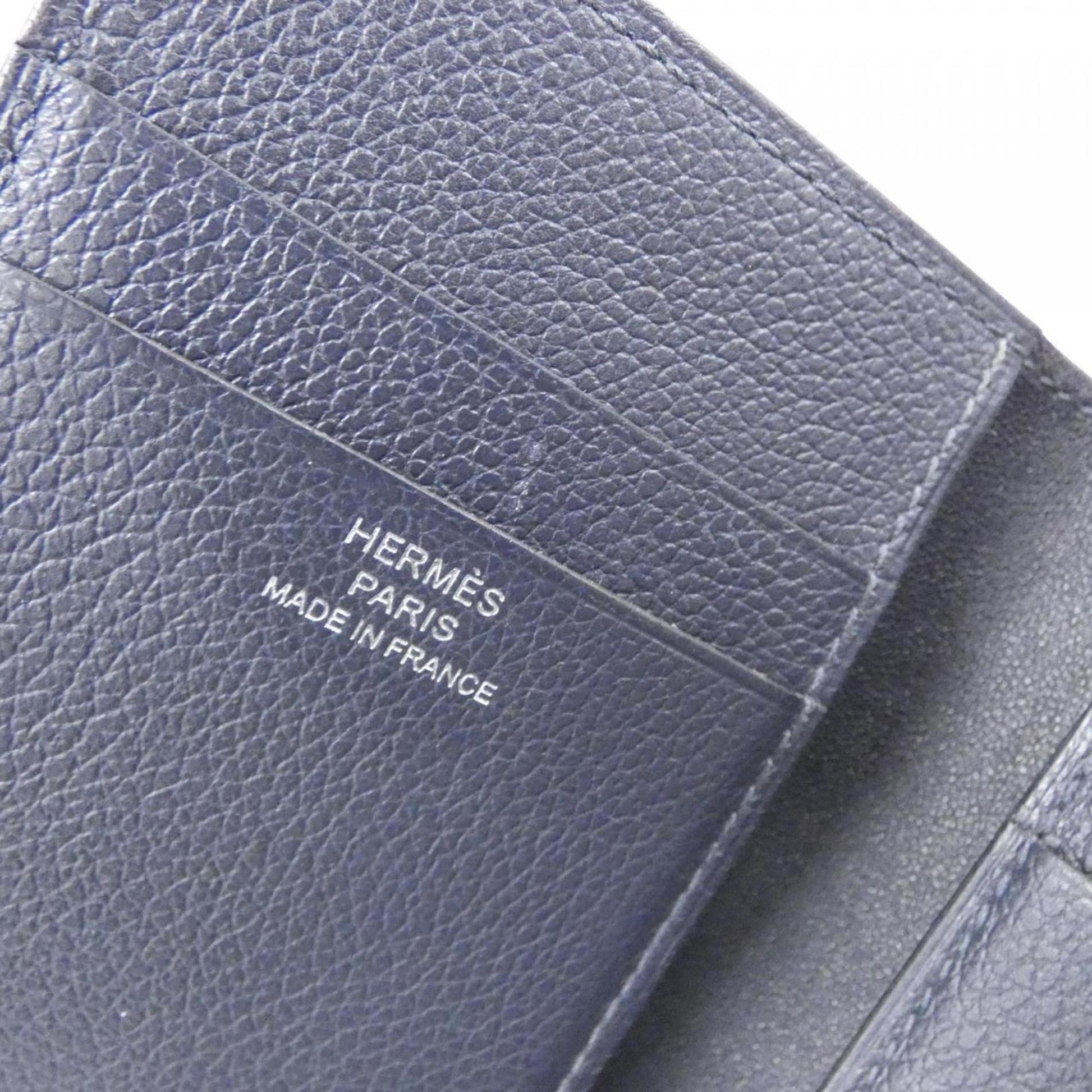 Hermès MC2, Blue, Leather, wallet