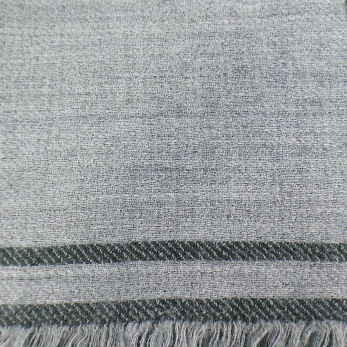 Hermès --, Grey, Cashmere, shawl