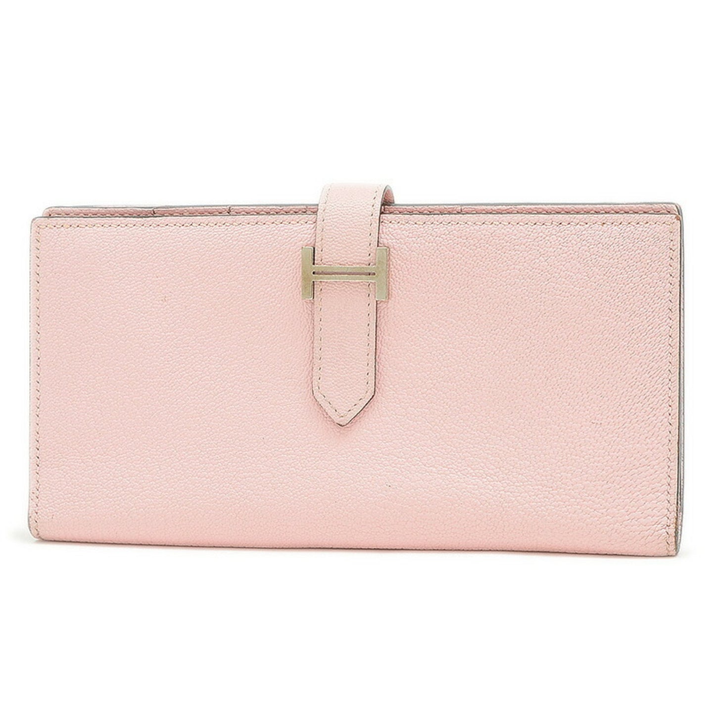 Hermès Béarn, Pink, Leather, wallet