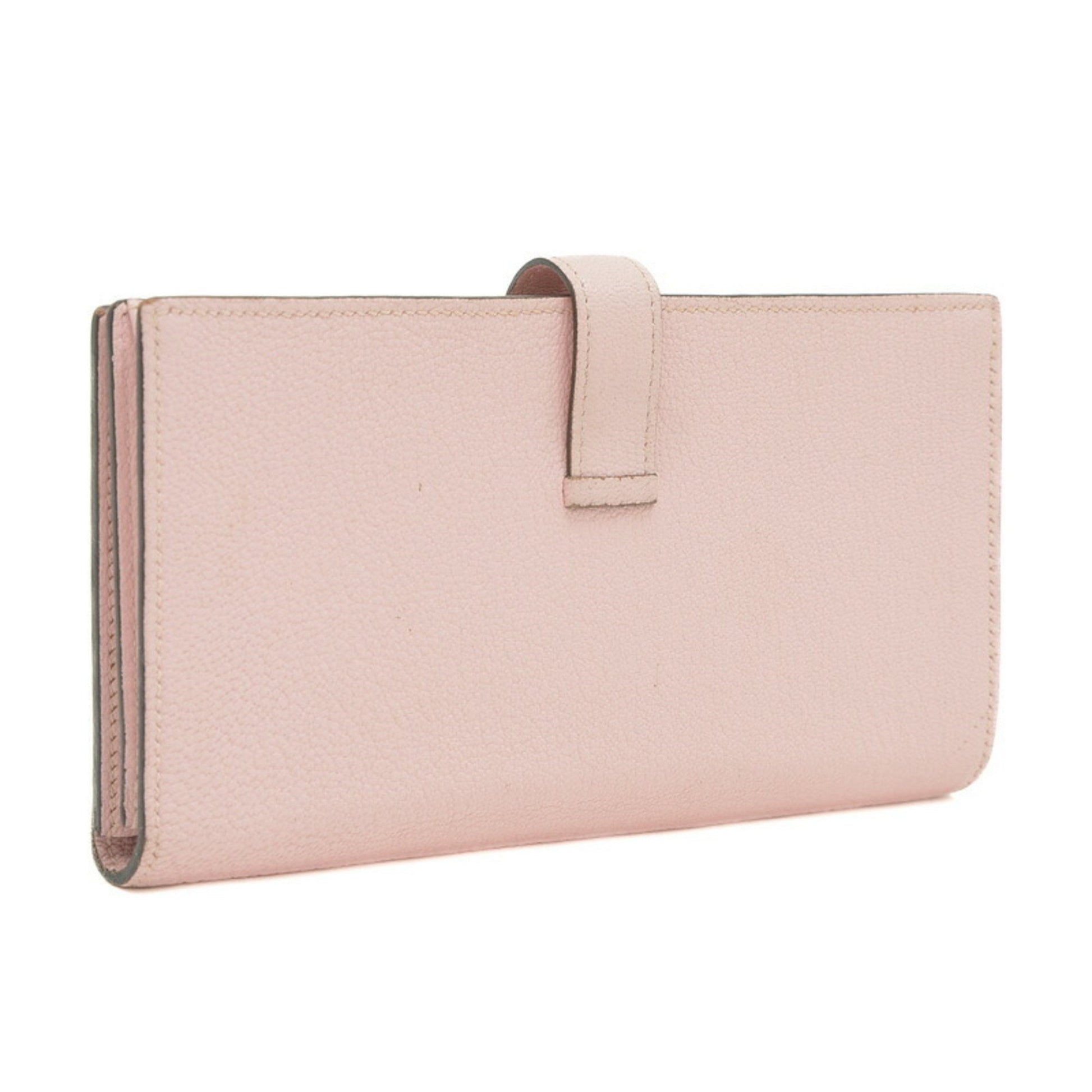 Hermès Béarn, Pink, Leather, wallet