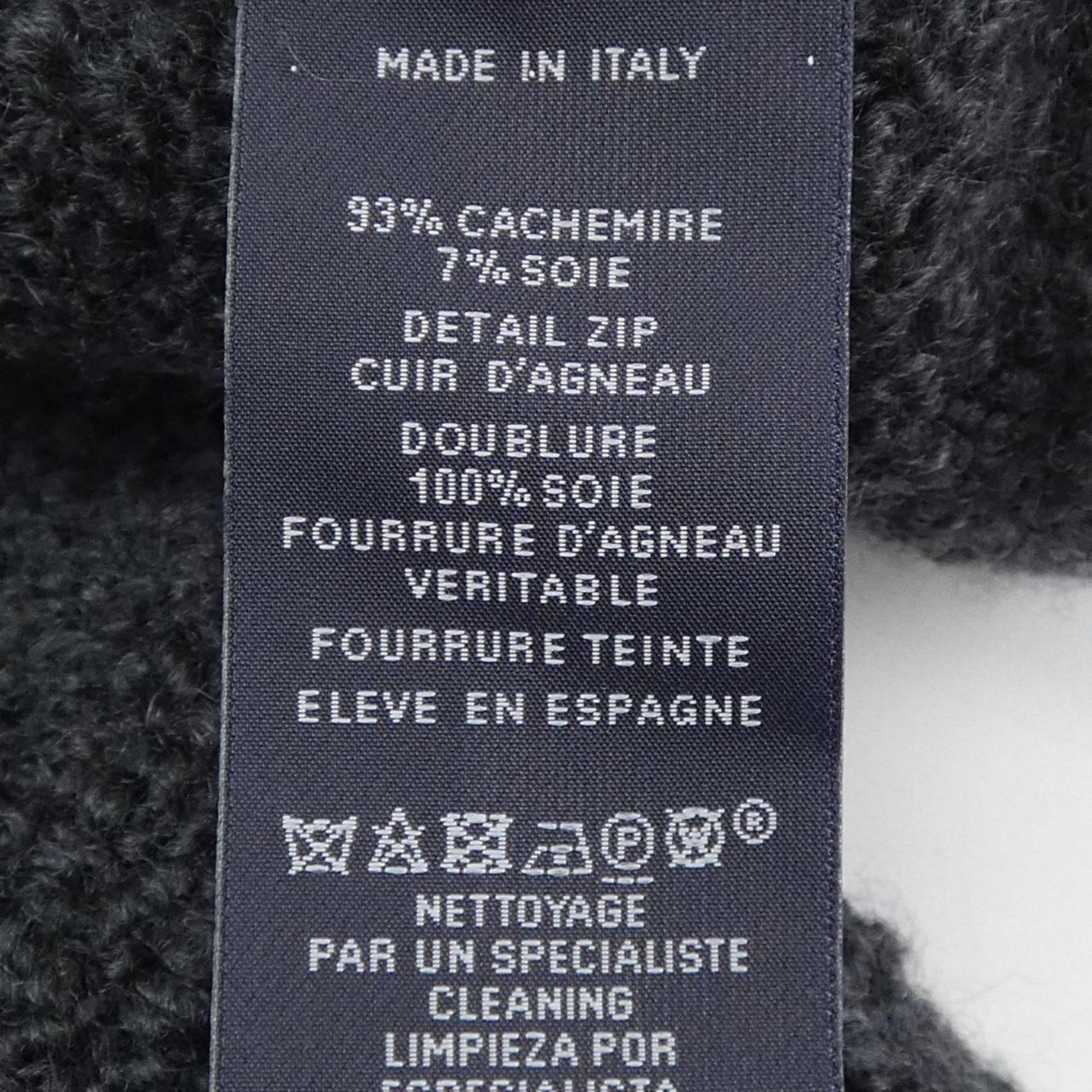 Hermès --, Black, Cashmere, scarf