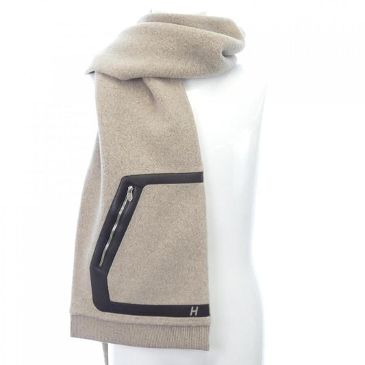 Hermès --, Beige, Wool, scarf