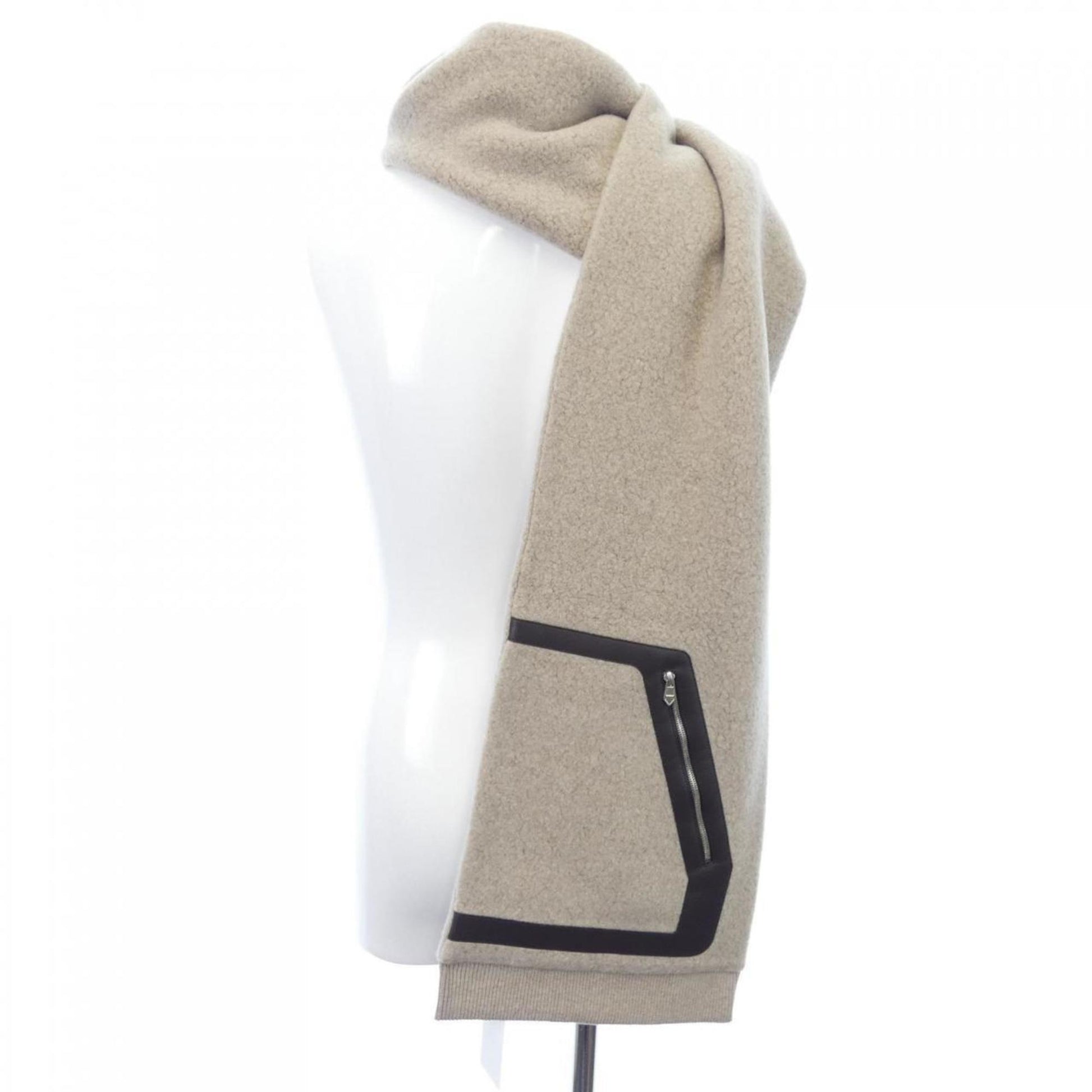 Hermès --, Beige, Wool, scarf