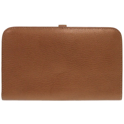 Hermès dOGON gm, Brown, Leather, wallet