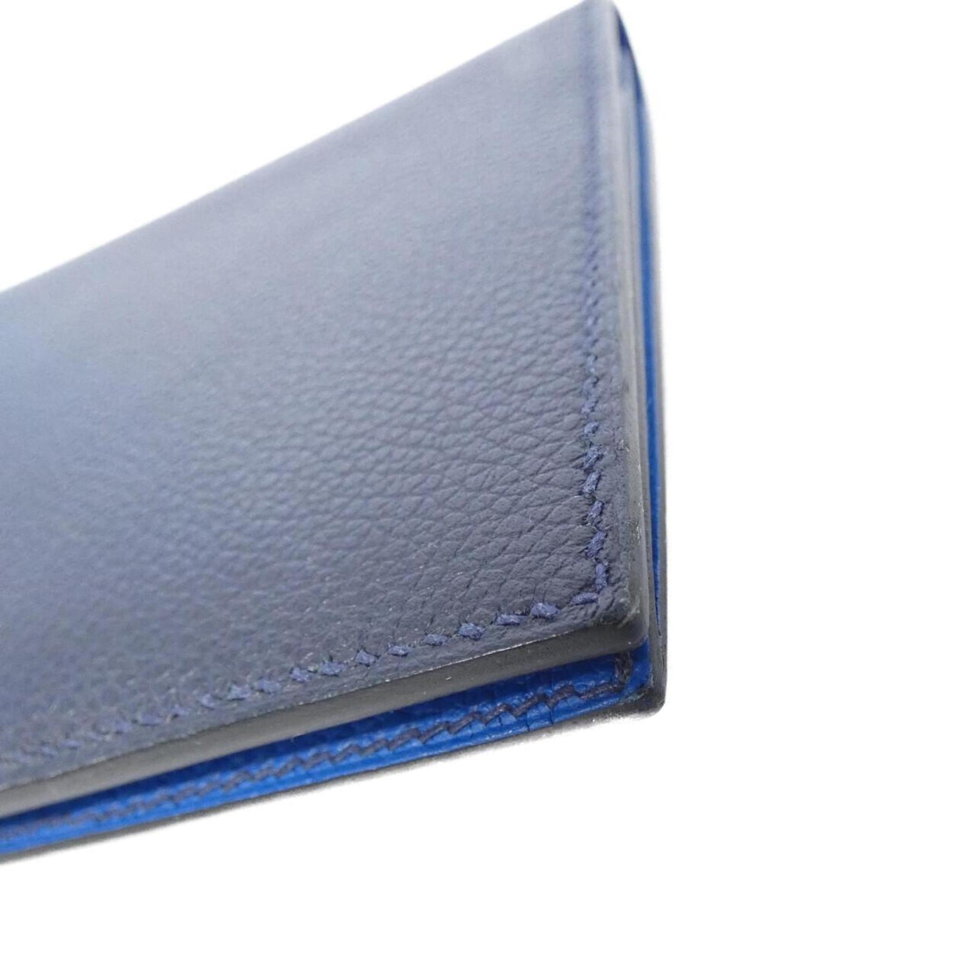 Hermès MC2, Blue, Leather, wallet