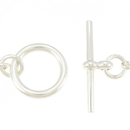 Hermès Chaine d'ancre, Silver, Silver, bracelet
