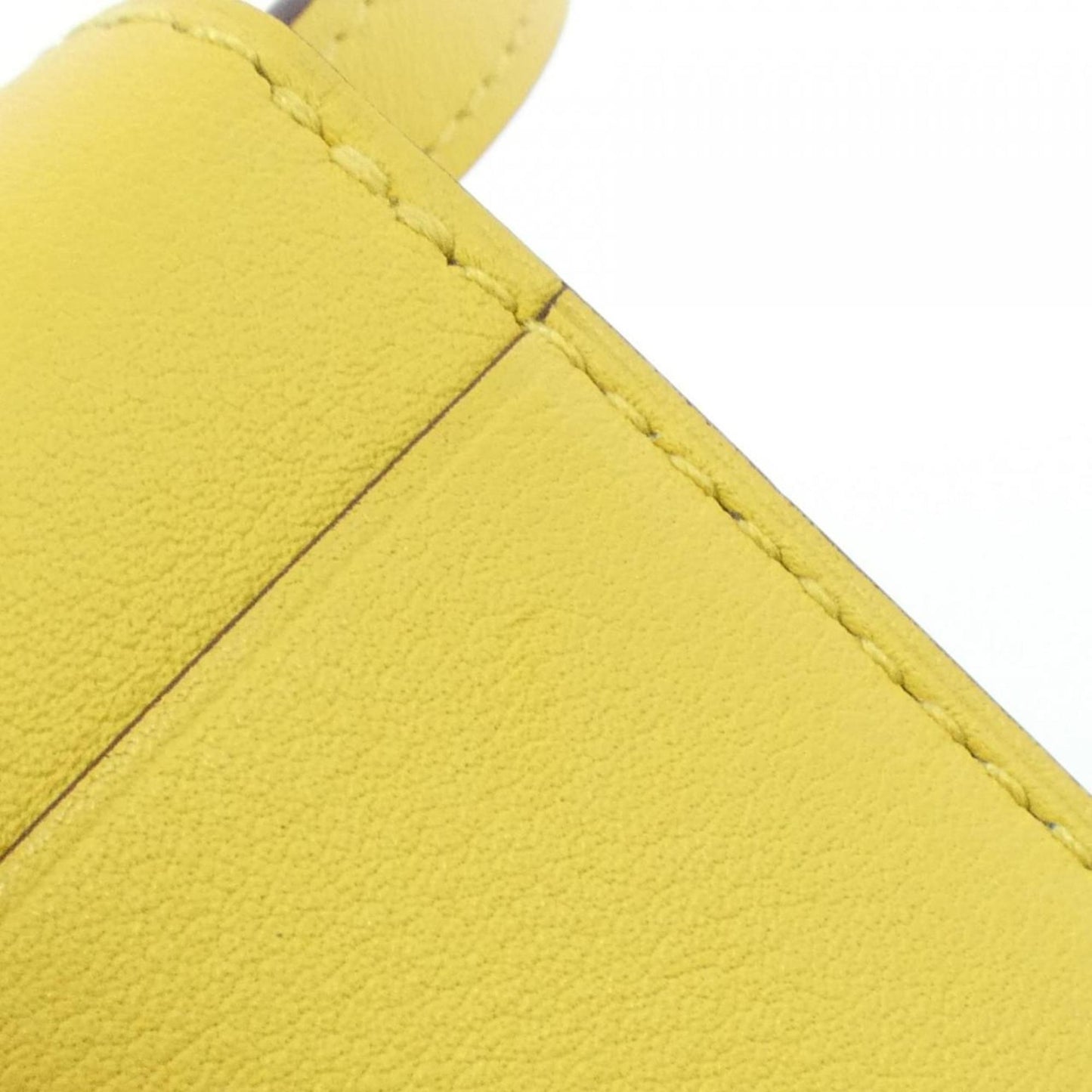 Hermès --, Yellow, Leather, wallet