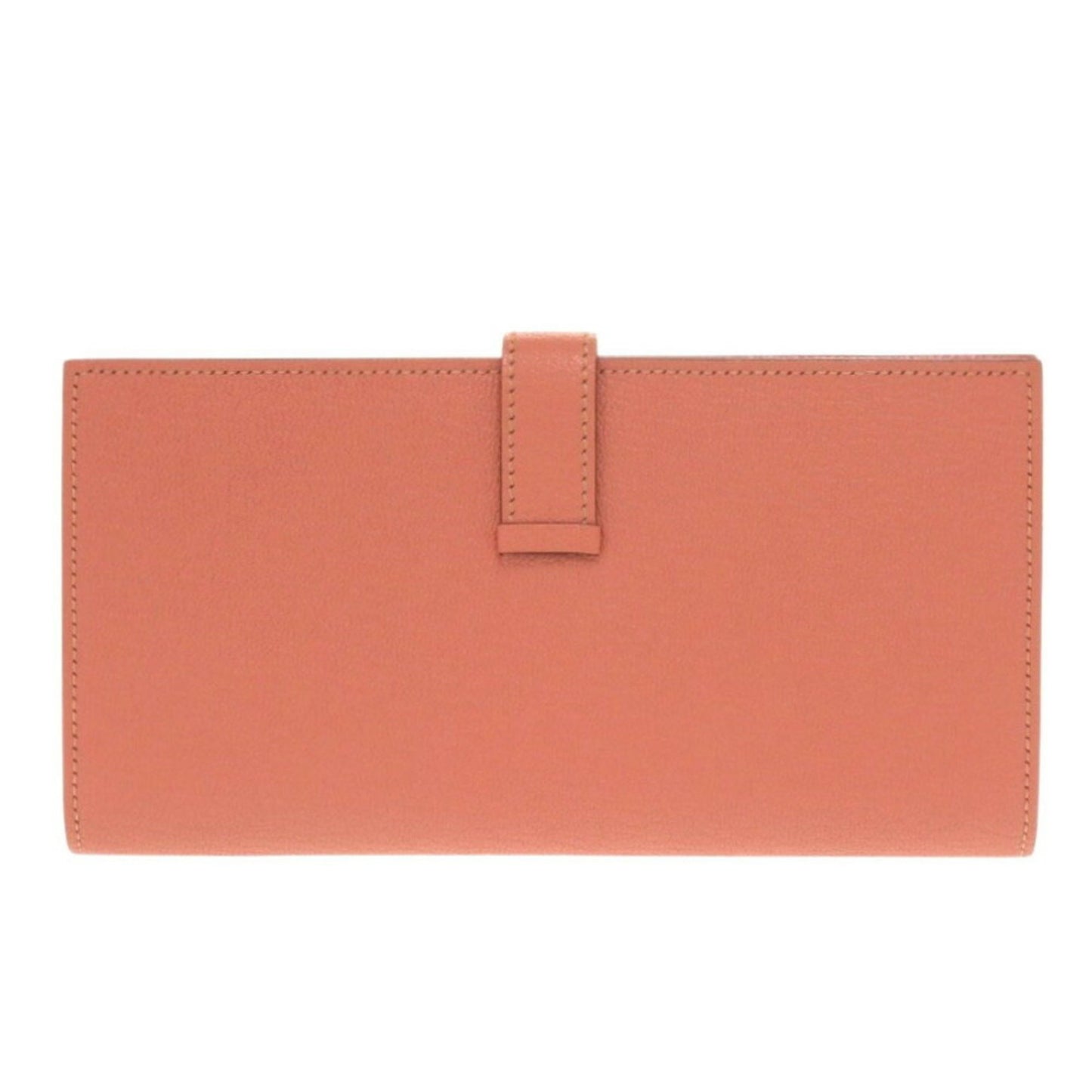 Hermès Béarn, Orange, Leather, wallet