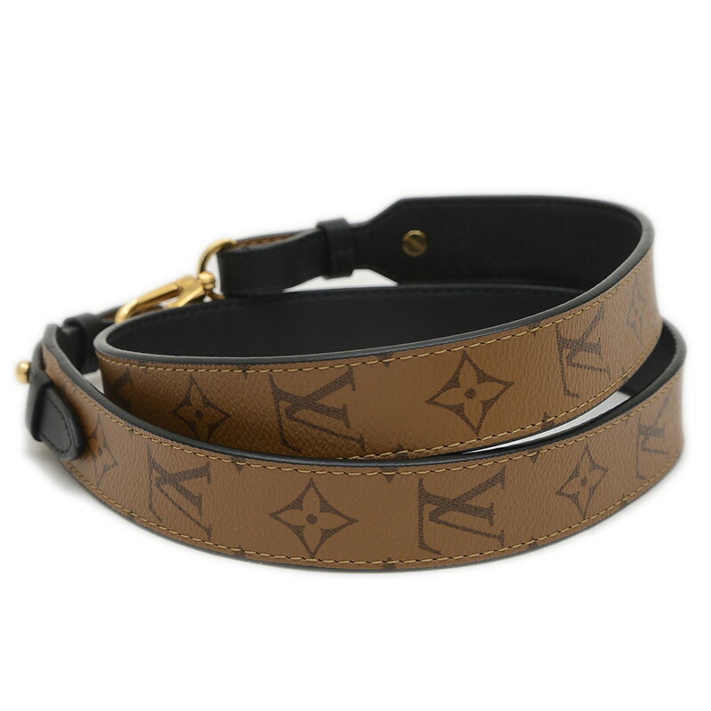 Louis Vuitton Shoulder strap, Brown, Canvas, bag