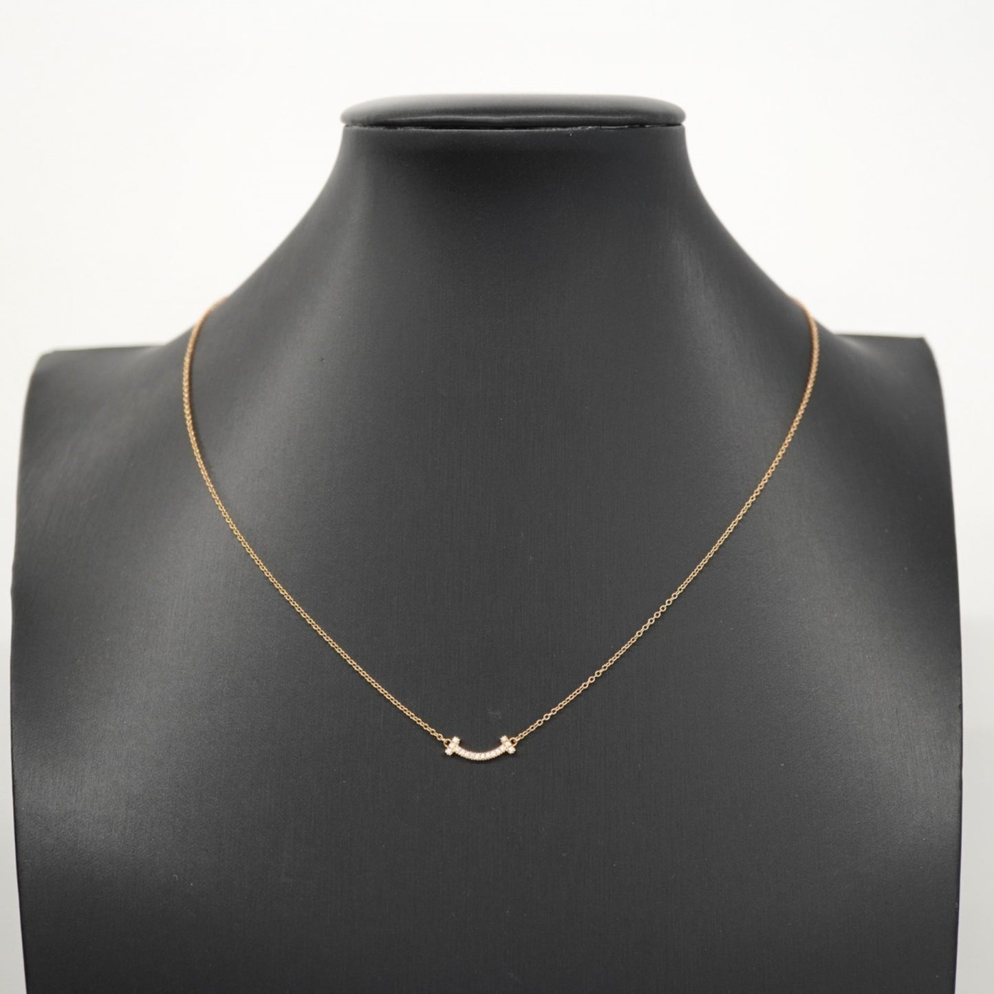 Tiffany & Co T, Gold, Rose Gold, necklace