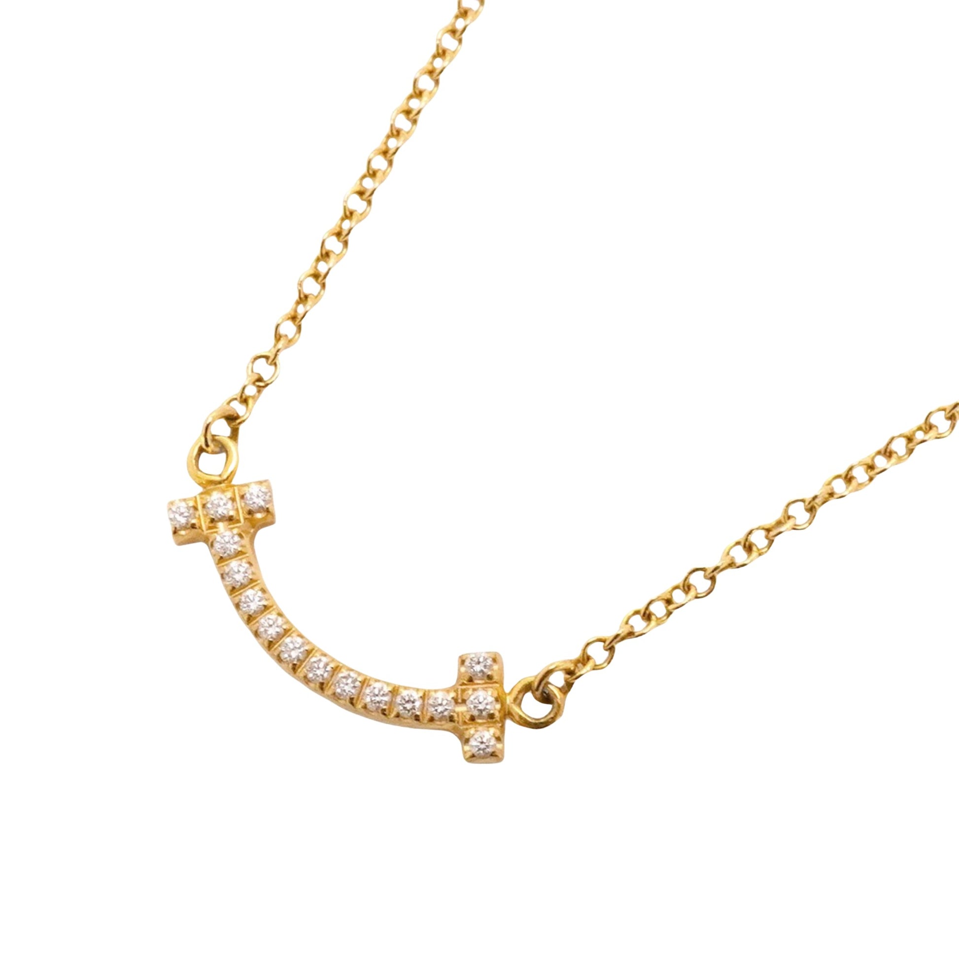 Tiffany & Co T, Gold, Yellow Gold, necklace