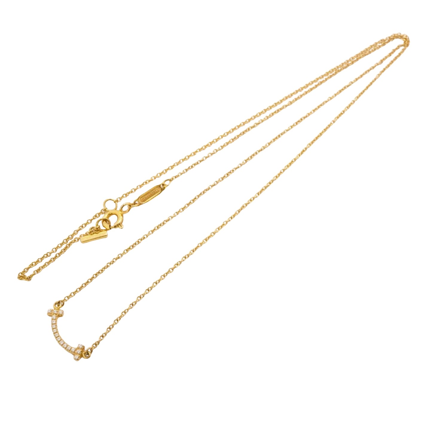 Tiffany & Co T, Gold, Yellow Gold, necklace