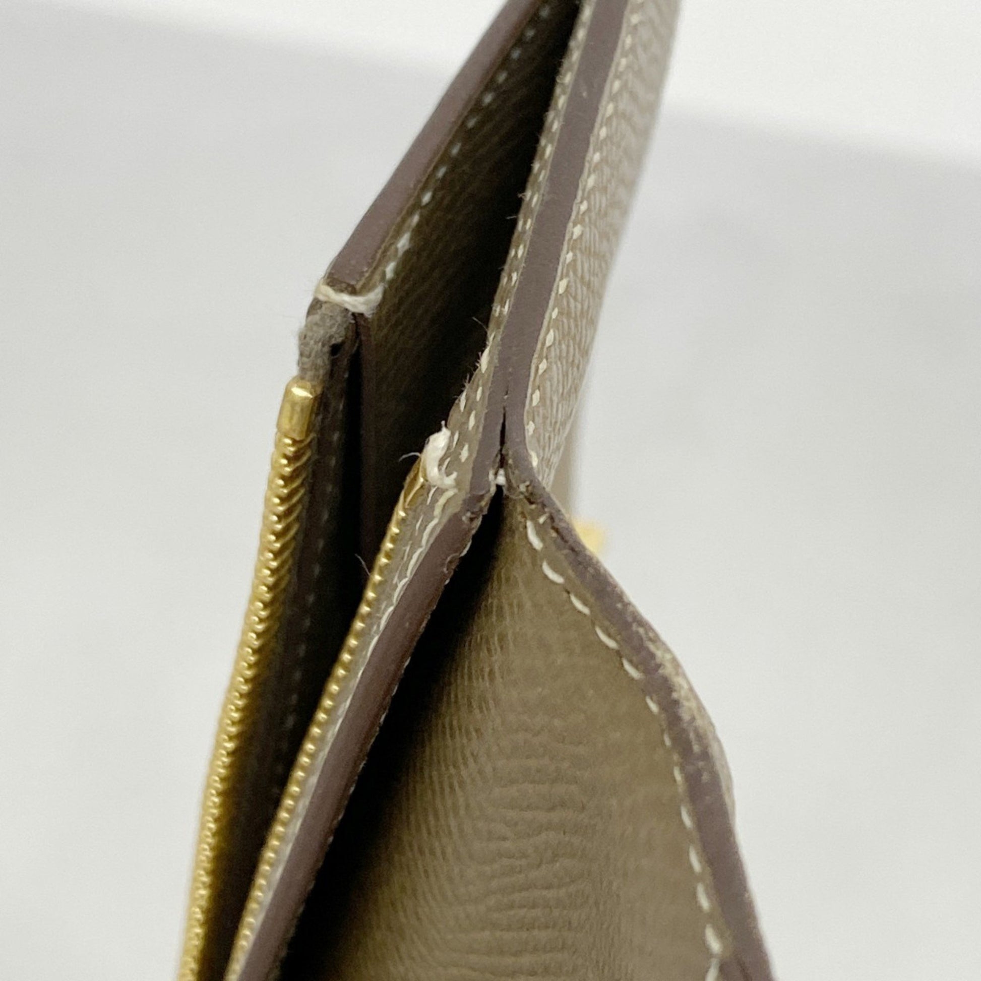 Hermès Béarn, Grey, Leather, wallet