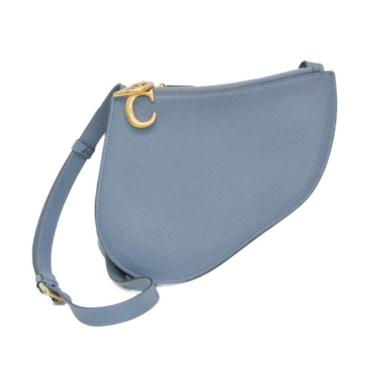 Dior Saddle, Blue, Leather, shoulder