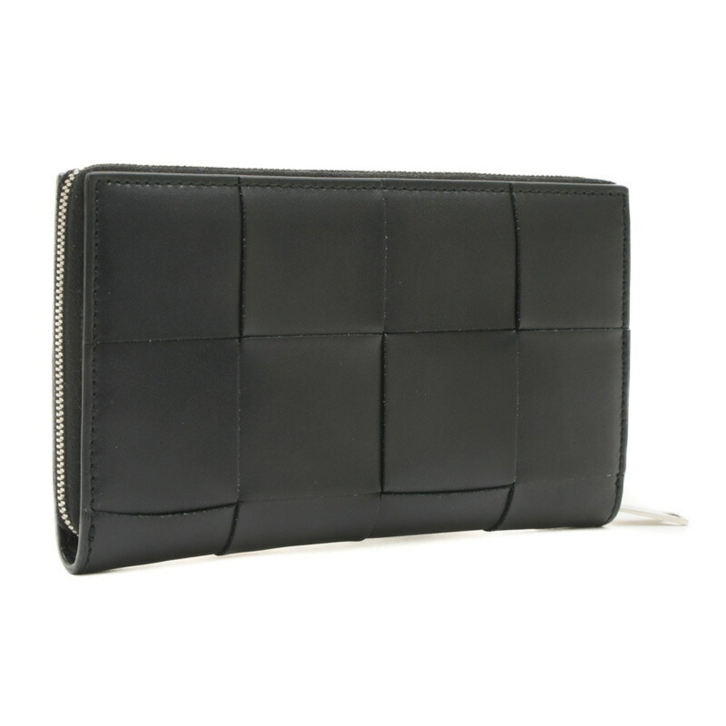 Bottega Veneta Zip around wallet, Black, Leather, wallet