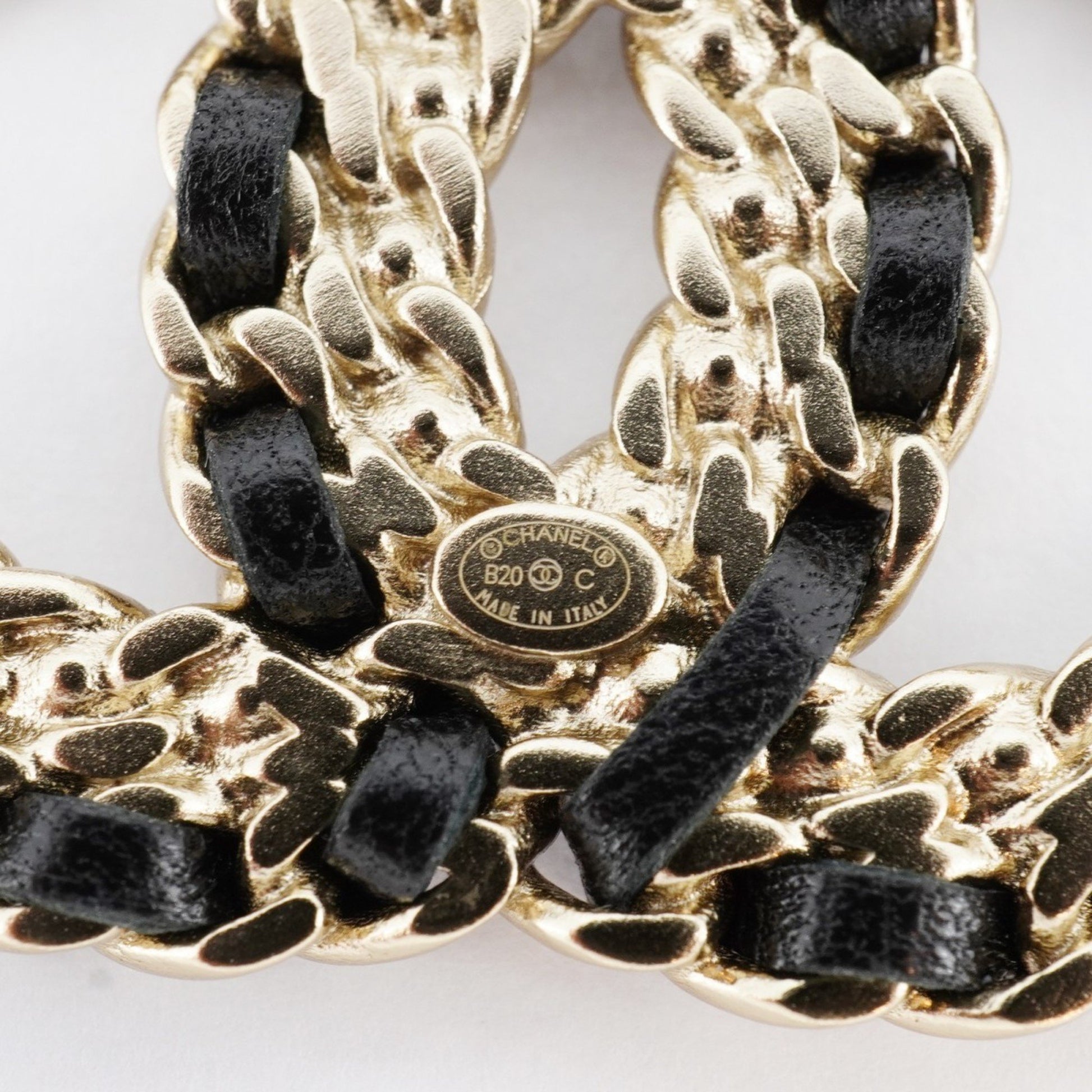 Chanel Coco Mark, Black, Gold Plated, brooch