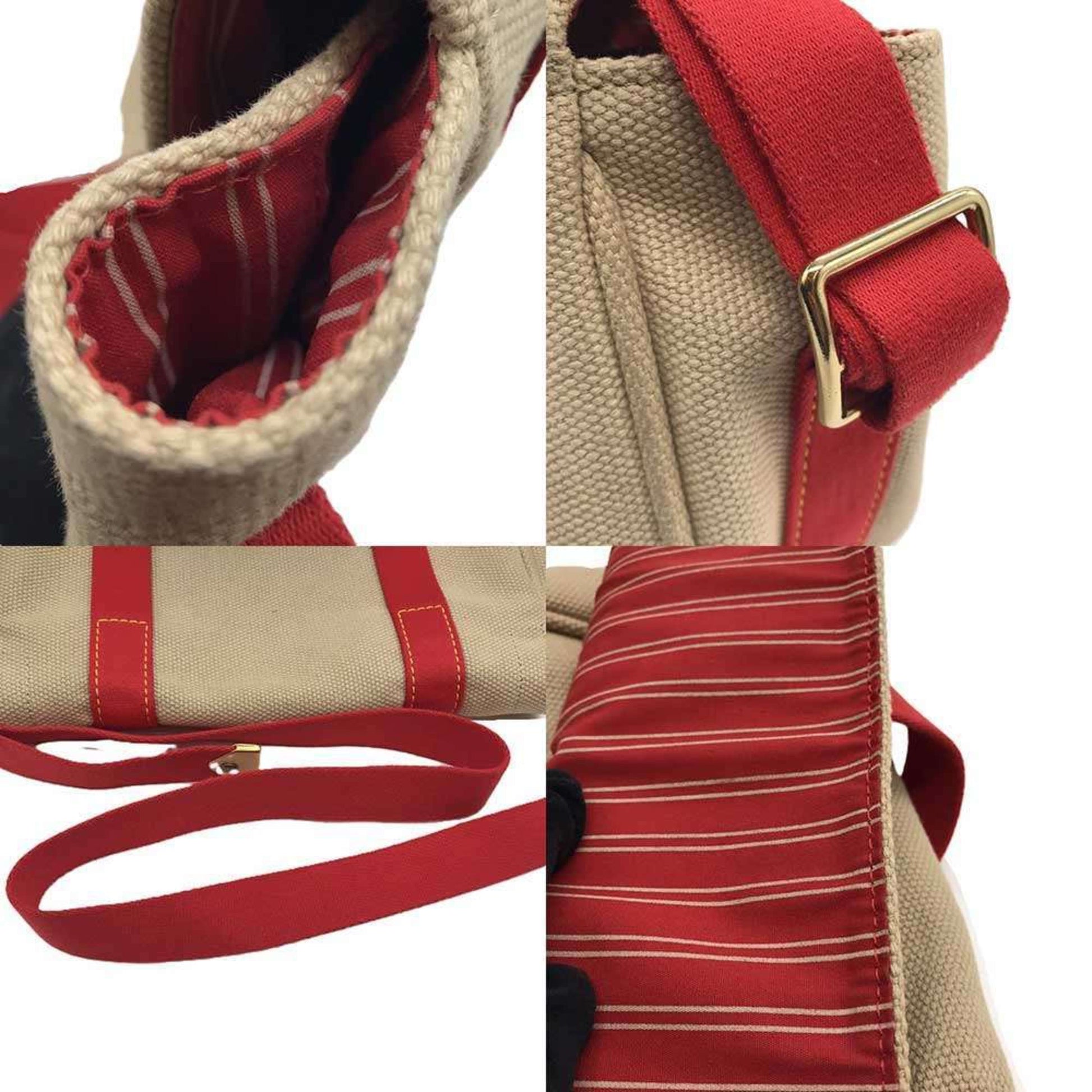 Louis Vuitton Antigua, Beige, Canvas, shoulder