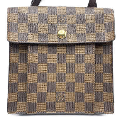 Louis Vuitton Pimlico, Brown, Canvas, shoulder