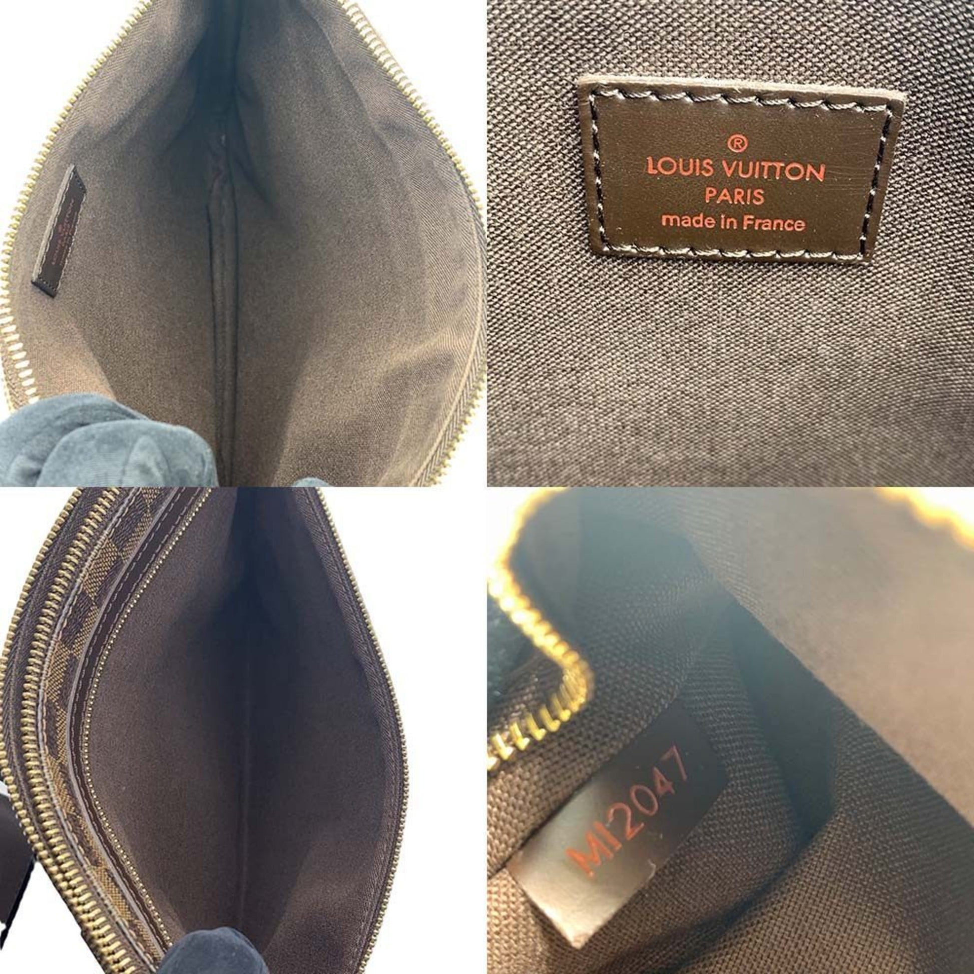 Louis Vuitton Bosphore, Brown, Canvas, shoulder