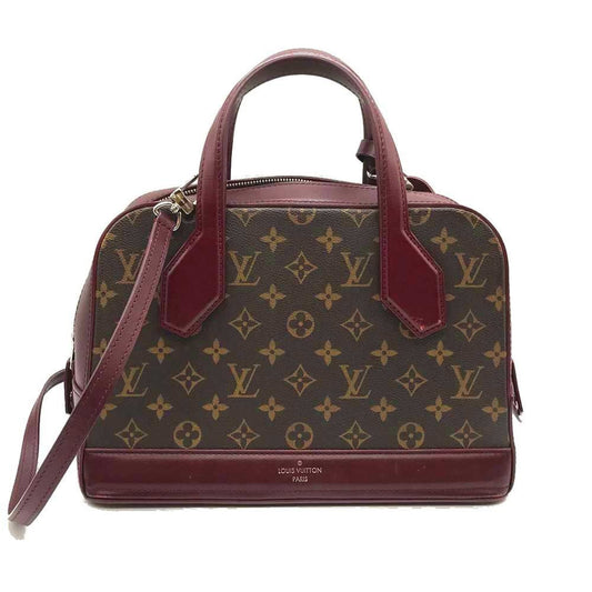 Louis Vuitton Dora, Brown, Canvas, handbag