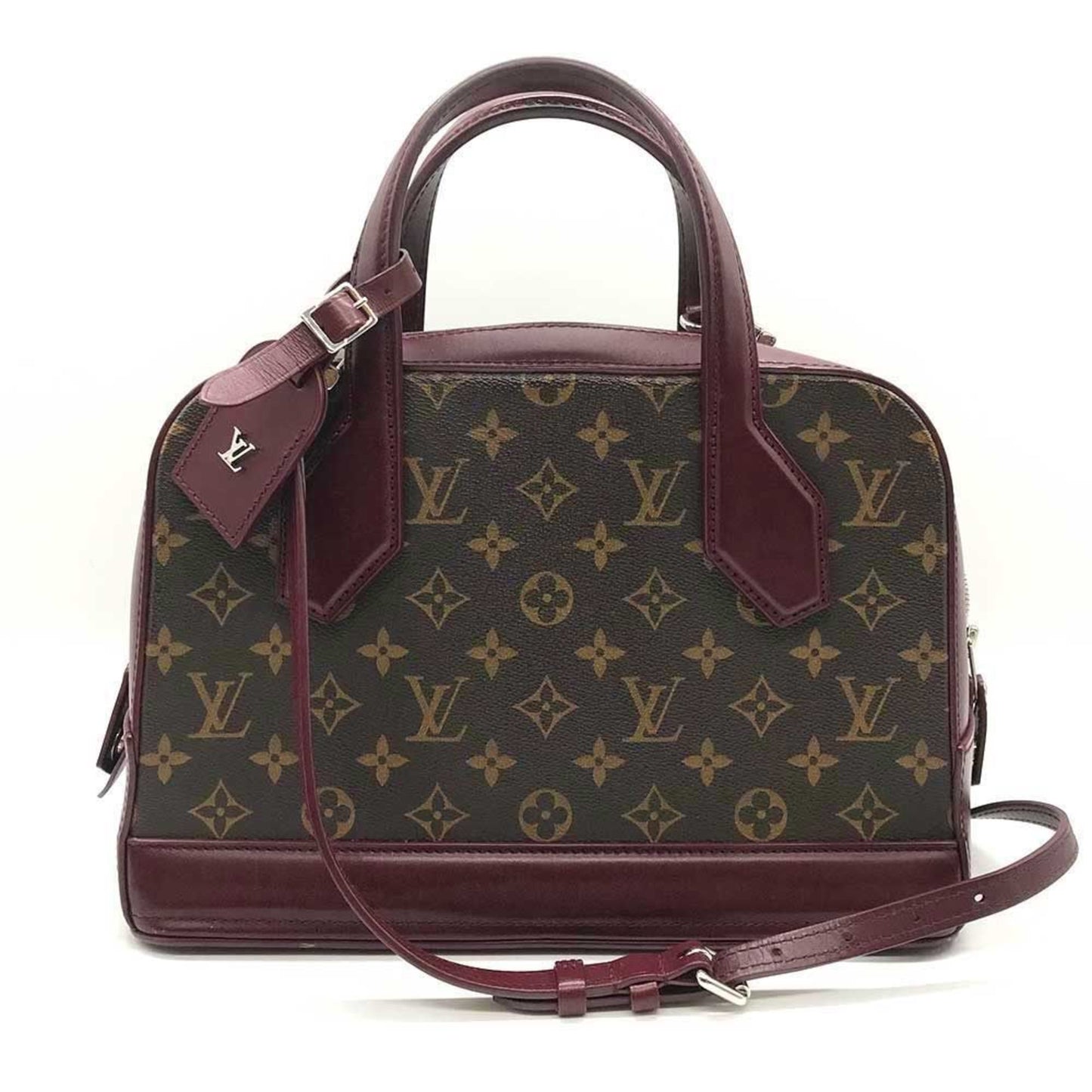 Louis Vuitton Dora, Brown, Canvas, handbag