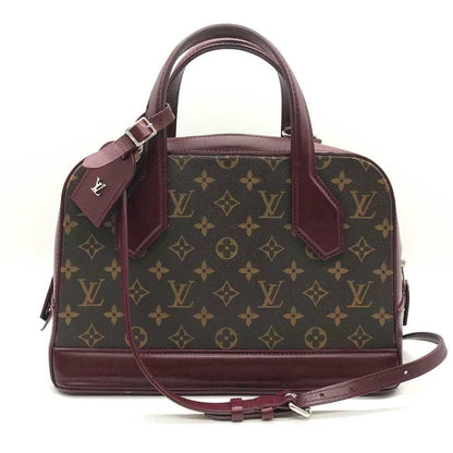 Louis Vuitton Dora, Brown, Canvas, handbag