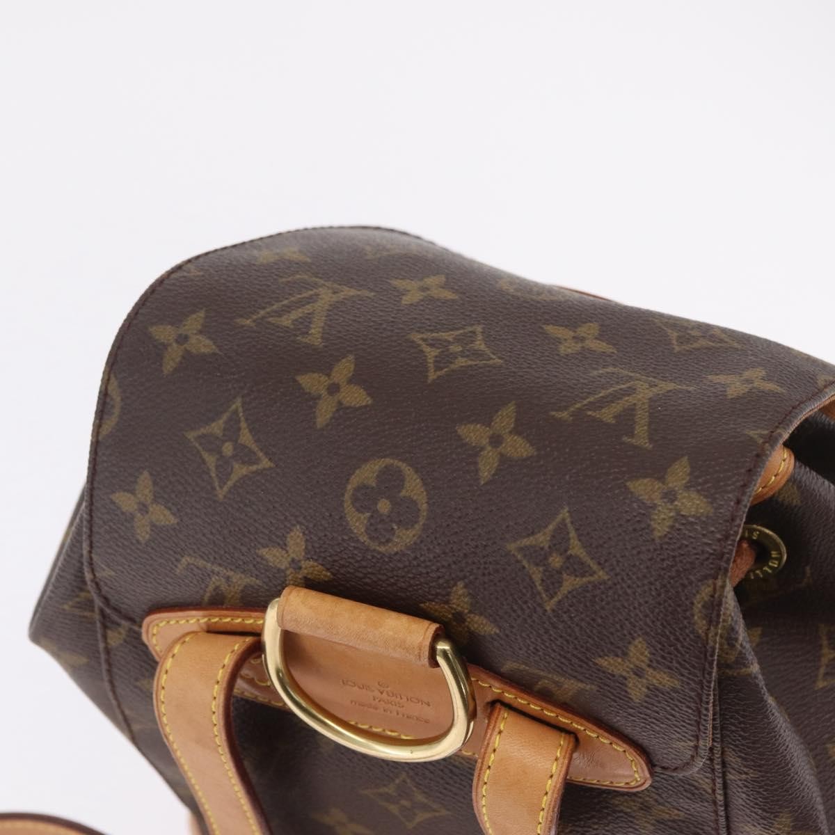 Louis Vuitton Vintage Montsouris Monogram Canvas, Brown, Canvas, Backpack