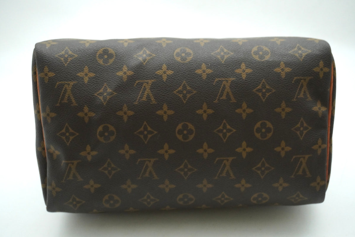 Louis Vuitton Speedy Monogram Canvas, Brown, Canvas, Handbag
