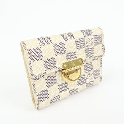 Louis Vuitton Koala Damier, Beige, Canvas, Wallet
