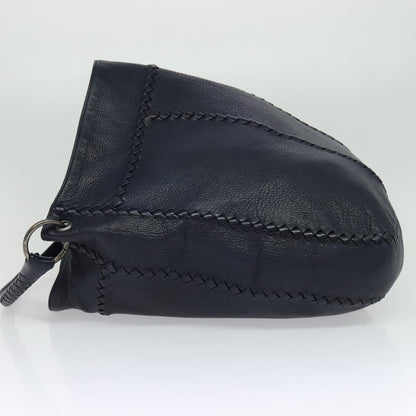 Bottega Veneta Cervo, Navy, Leather, shoulder