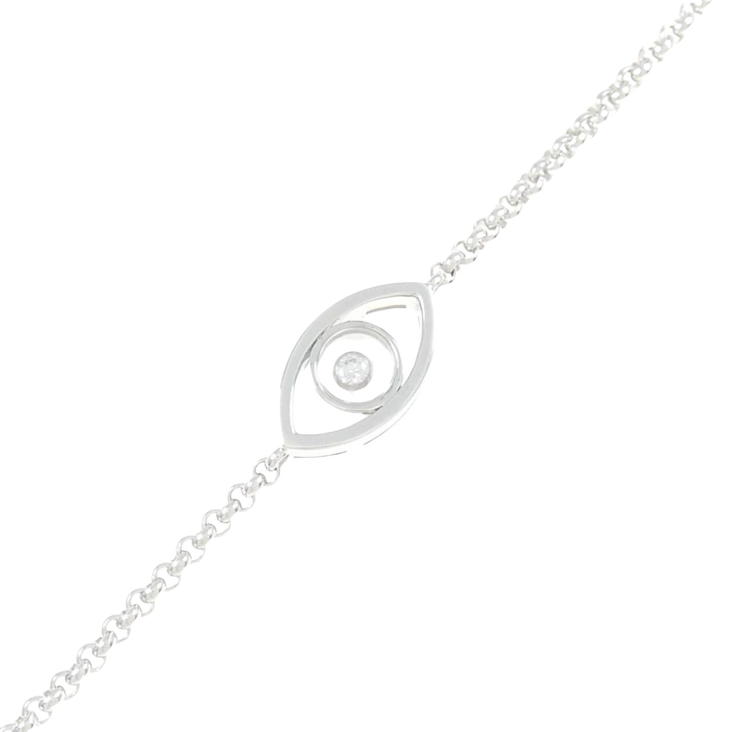 Chopard Happy diamonds, Silver, White Gold, bracelet