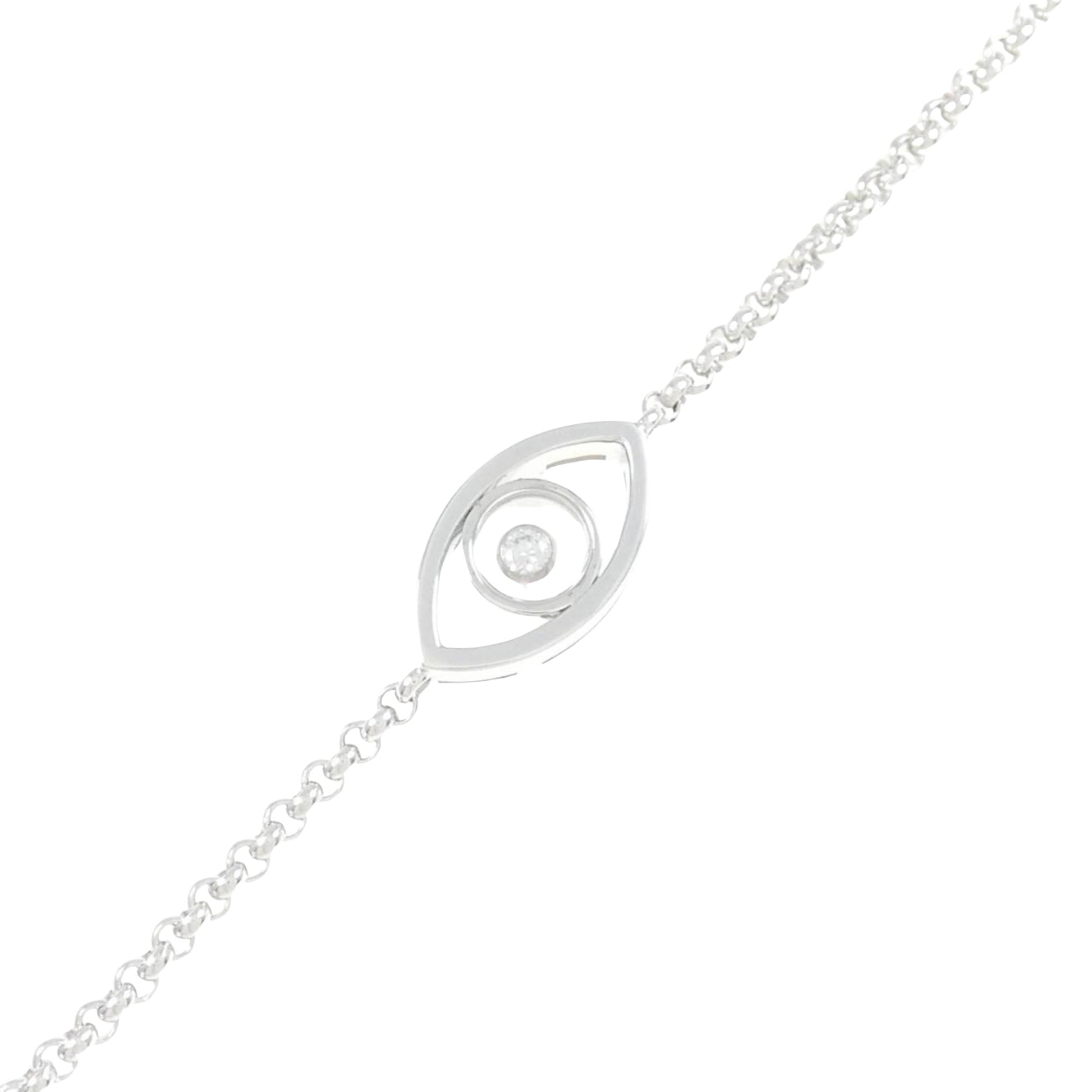 Chopard Happy diamonds, Silver, White Gold, bracelet